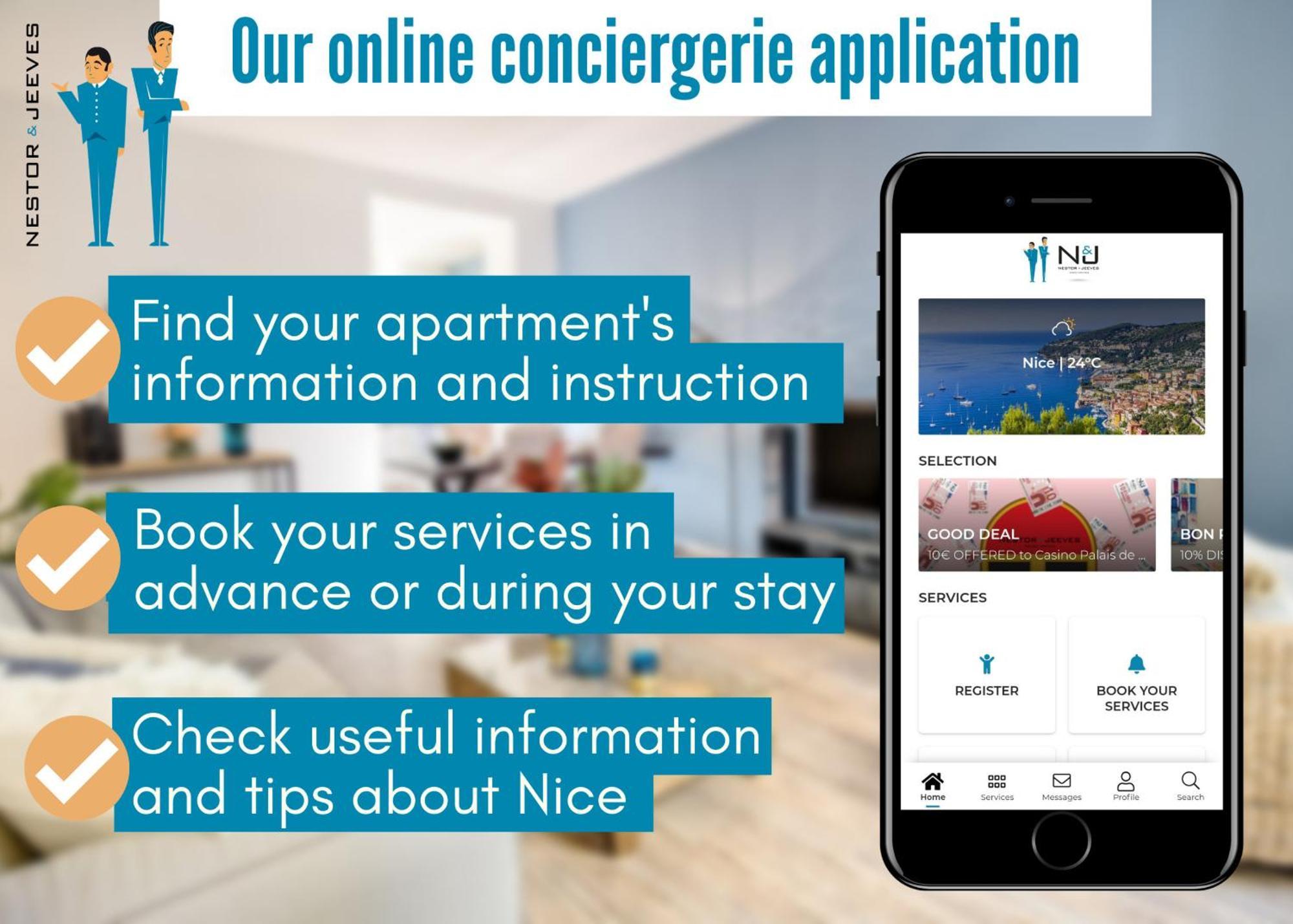 Nestor&jeeves - Brise De - Balcony - Appartamento Nizza